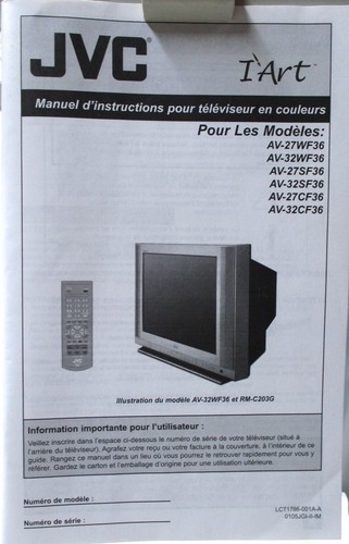 Jvc art 27wf36 32wf36 - jvc, i'art
