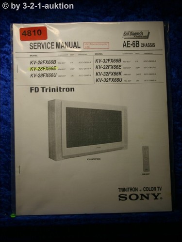 Sony manuale servizio - manuale, di