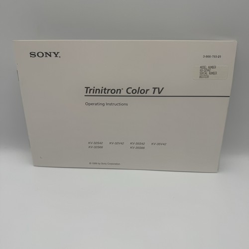 Sony trinitron color - color, tv
