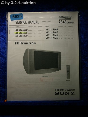 Sony manuale servizio kv - sony,