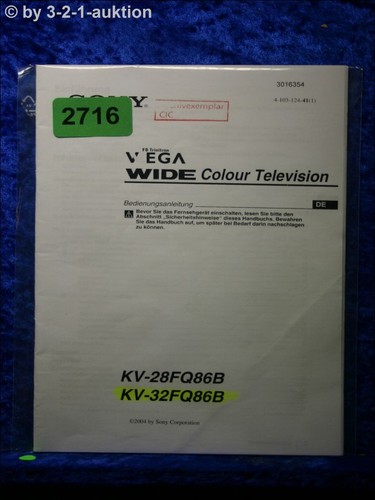 Sony manuale istruzioni - sony,