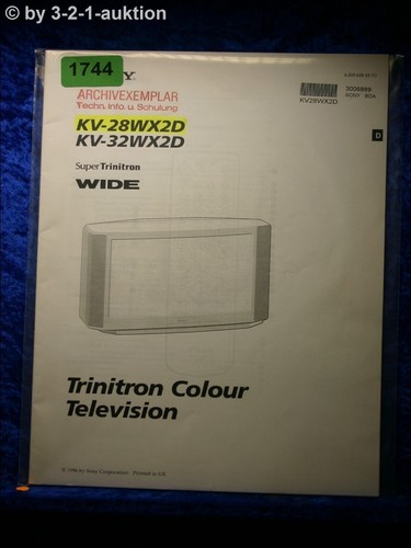 Sony manuale istruzioni - manuale, kv