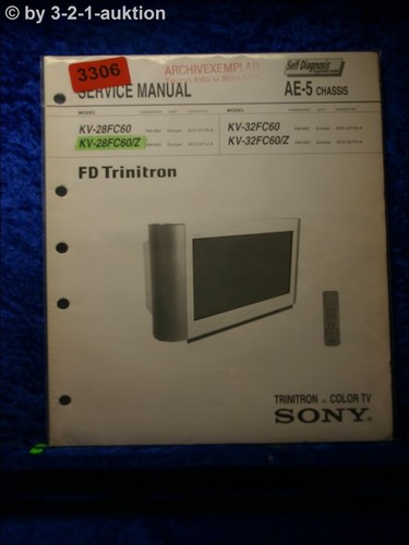 Sony manuale servizio - sony, di