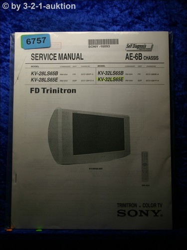 Sony service manual 32ls65e - service, kv
