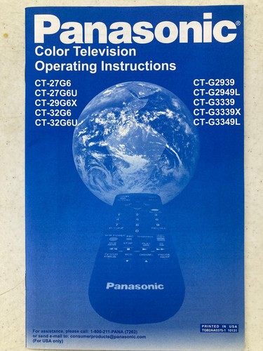 Panasonic color manuale - panasonic,