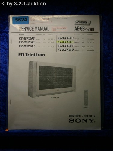 Sony manuale servizio kv - manuale,