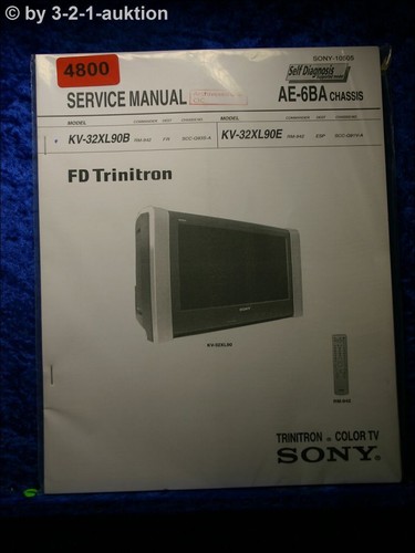 Sony manuale servizio - manuale, di
